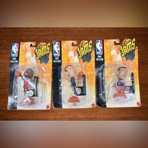 MATTEL NBA JAMS COURTCOLLECTION BUNDLE OF3 FIGURES NEW SEALED MINOR IDENTENTIONS